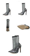 Load image into Gallery viewer, Designer boots Balmain boots ysl boots loewe sexy calf boots leather Stuart weitzman Amina muaddi 
