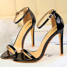 Load image into Gallery viewer, 4" ankle heels shopluxhouse Amina muaddi ysl bottega venetta heels
