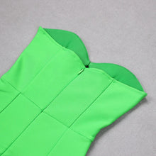 Load image into Gallery viewer, green bandage dress strapless shopluxhouse
