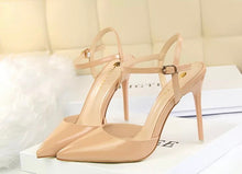 Load image into Gallery viewer, Amina muaddi ysl pointed toe heels 4” heels classy pumps bottega venetta
