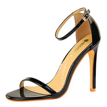 Load image into Gallery viewer, 4" ankle heels shopluxhouse Amina muaddi ysl bottega venetta heels
