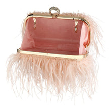 Load image into Gallery viewer, ostrich clutch handbag
